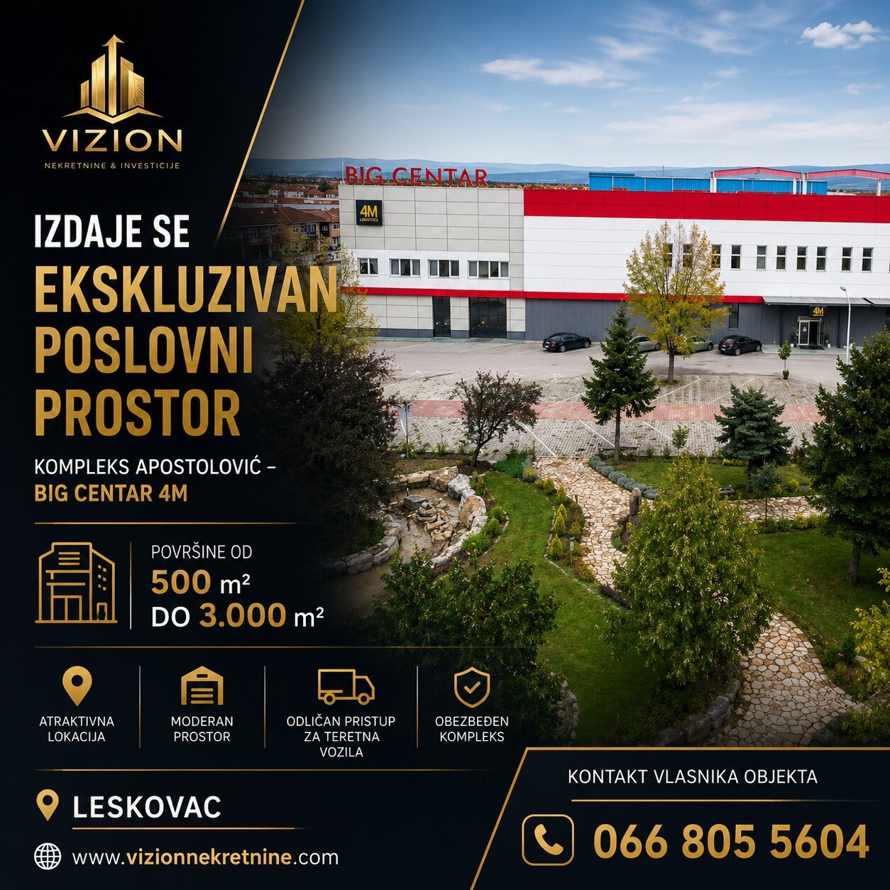 EKSKLUZIVAN POSLOVNI PROSTOR